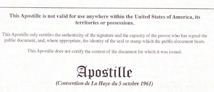 Read more about the article Apostille