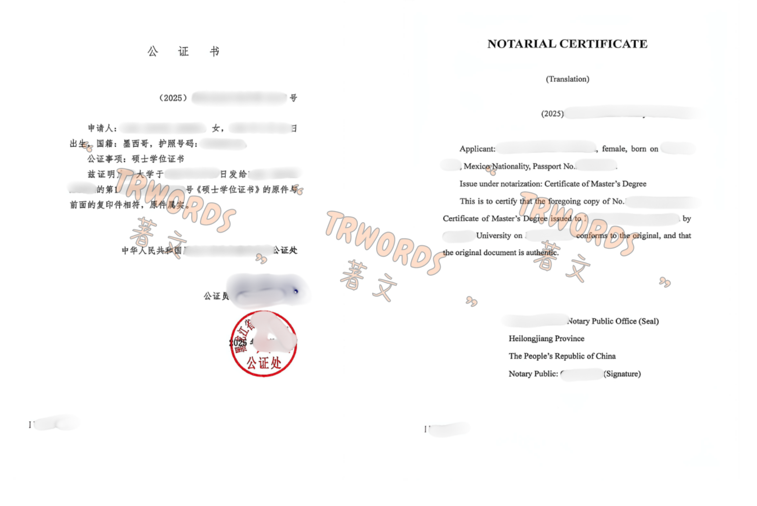 Notarize Your Chinese Diploma, Degree & Transcript | True Words