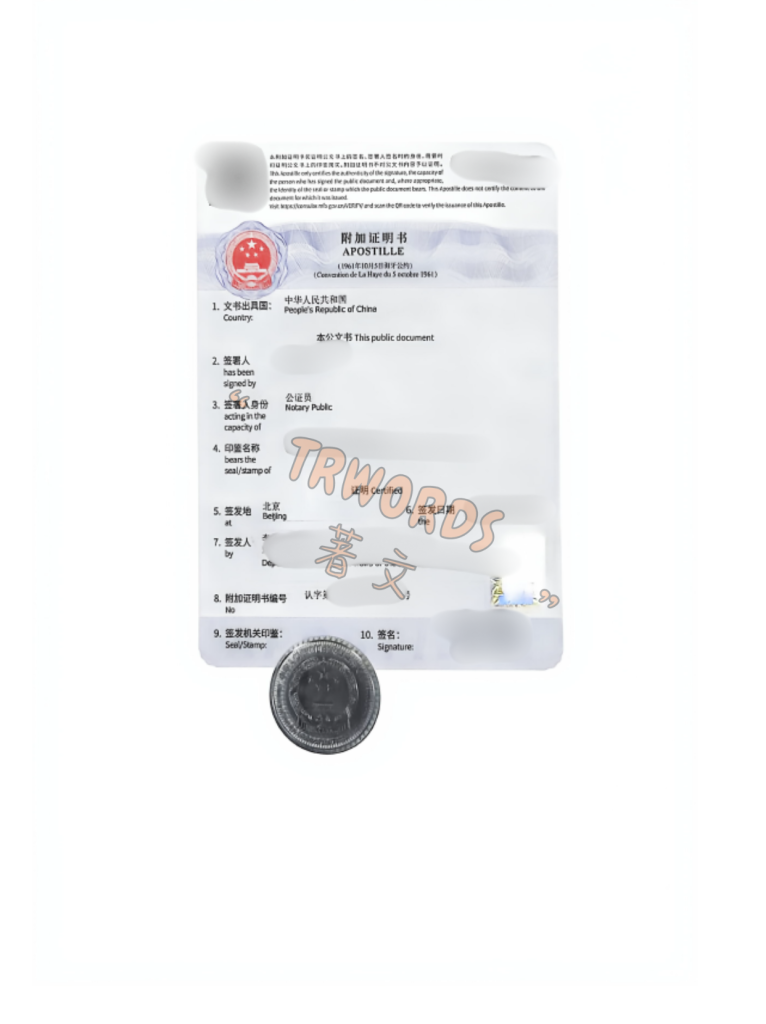 Degree Certificate-NOTARIAL CERTIFICATE+APOSTILLE