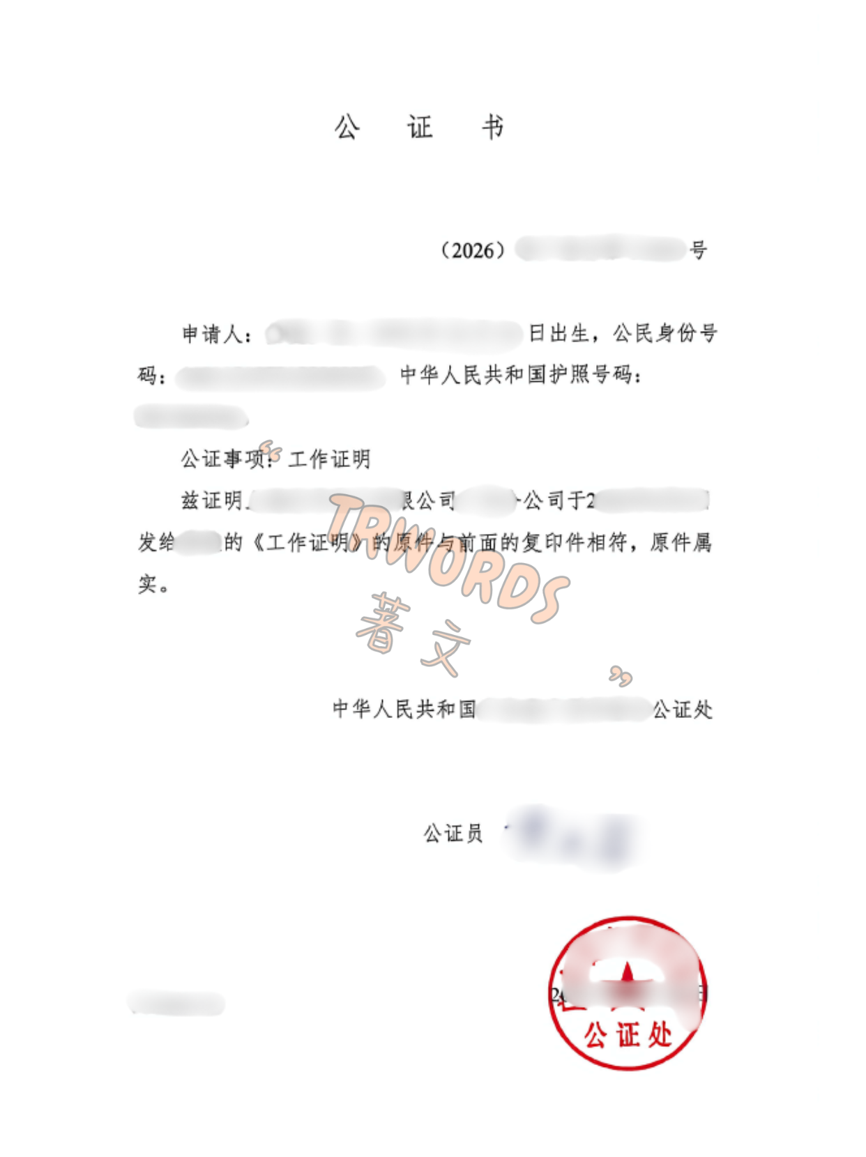 Read more about the article 越南工作许可所需要的公证：工作证明公证+无犯罪记录公证+学历公证