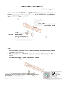 NAATI-Certified Chinese to English Translation