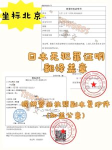 日本无犯罪证明海牙认证翻译！出入境要求
