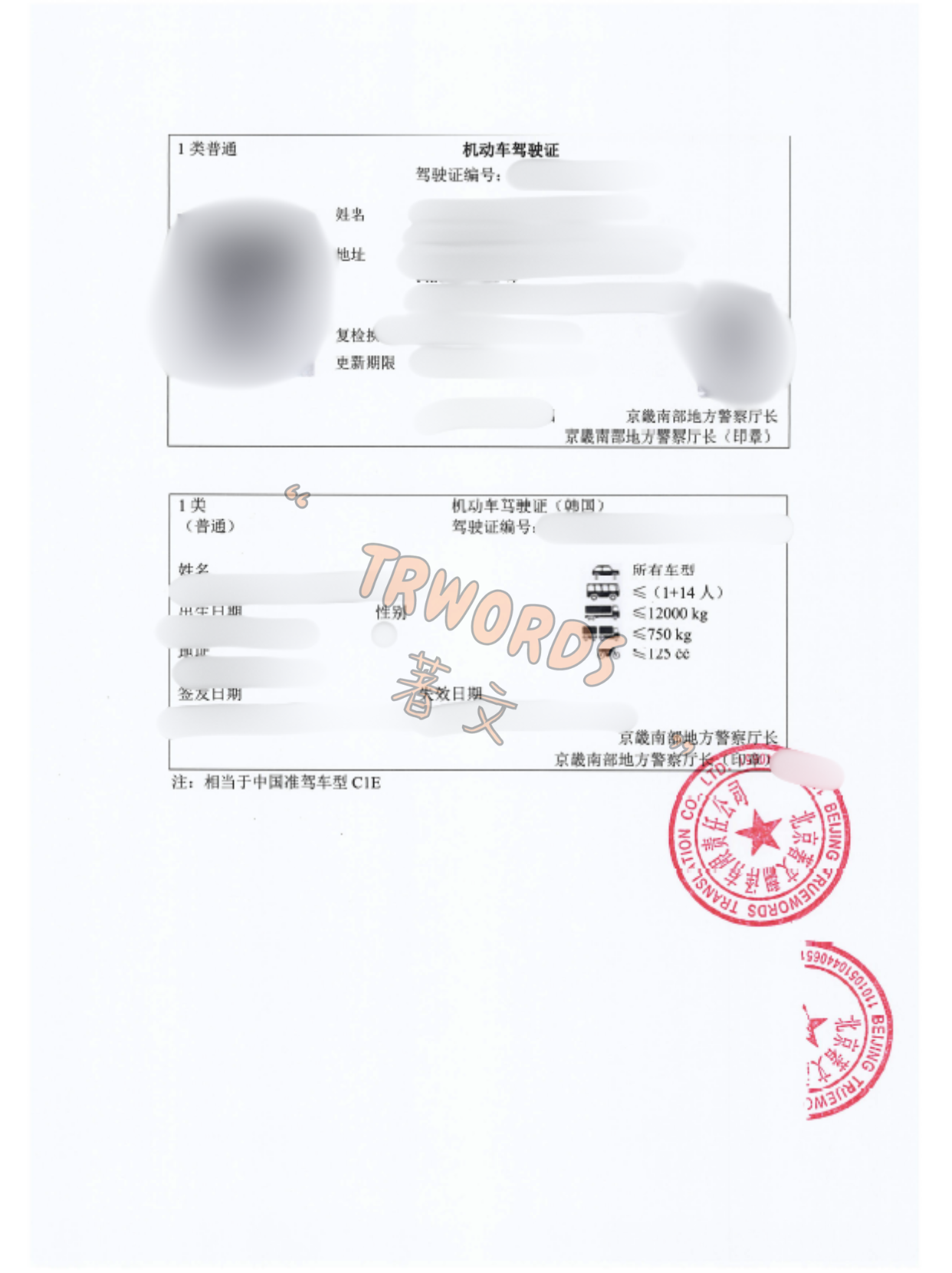 Read more about the article 한국 운전면허증으로 중국에서 운전하는 방법｜임시운전허가 및 중국 운전면허 교환 안내