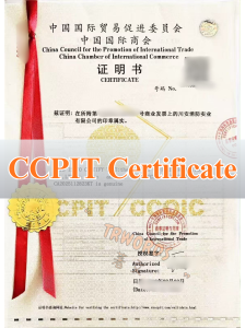 CCPIT Certificate